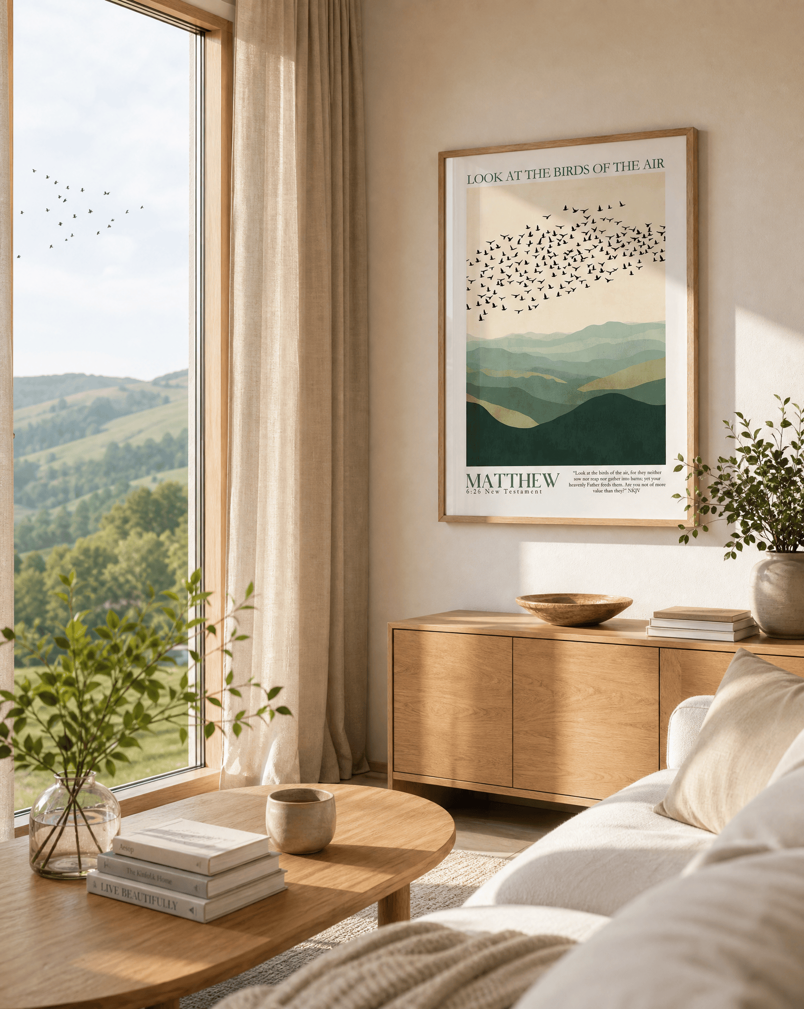 Kingdom Poster Poster Look at the birds of the air - Matthew 6:26 NKJV