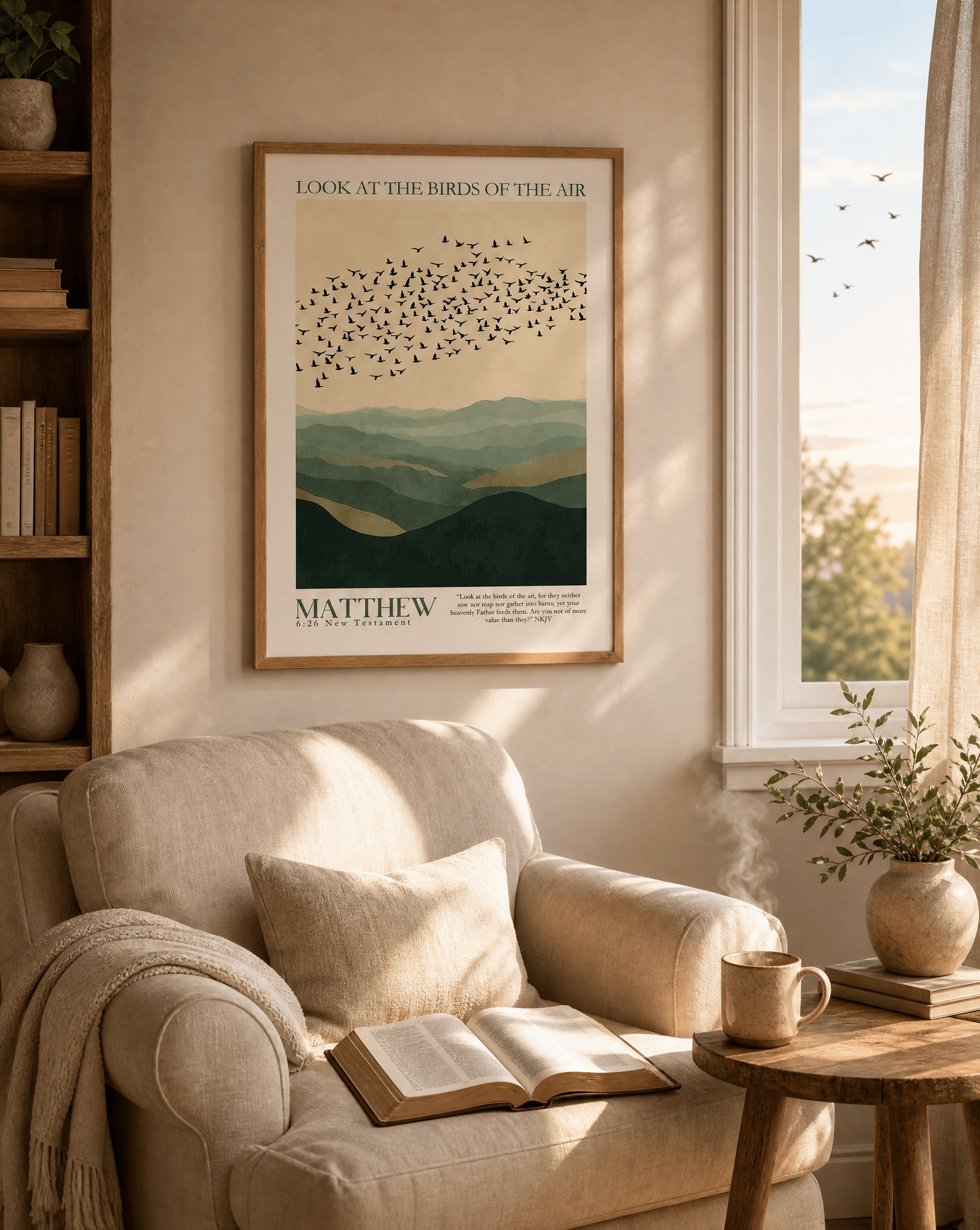 Kingdom Poster Poster Look at the birds of the air - Matthew 6:26 NKJV