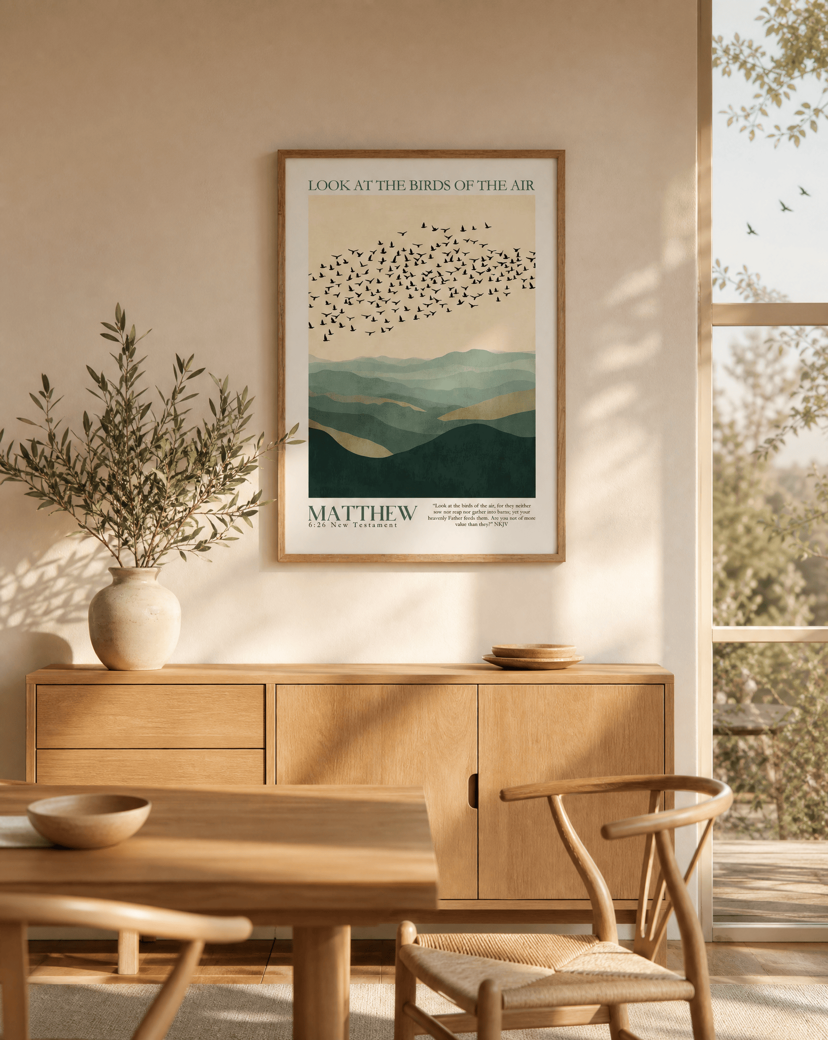 Kingdom Poster Poster Look at the birds of the air - Matthew 6:26 NKJV