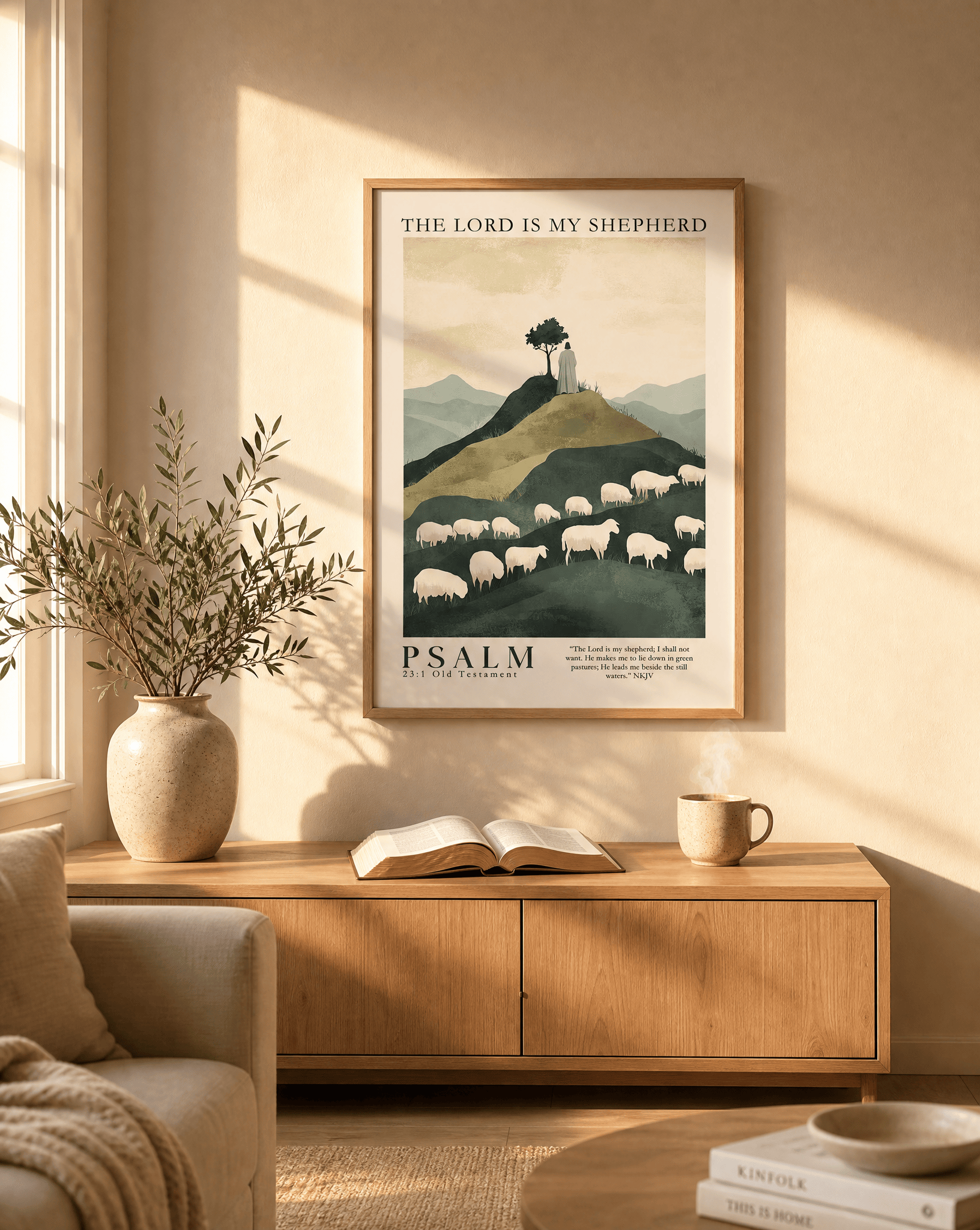 Kingdom Poster Poster The Lord is my shepherd - Psalm 23:1 NKJV