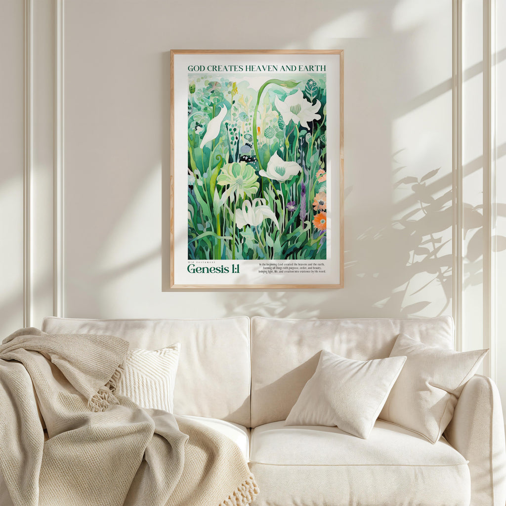 Genesis 1:1 - God creates heaven and earth