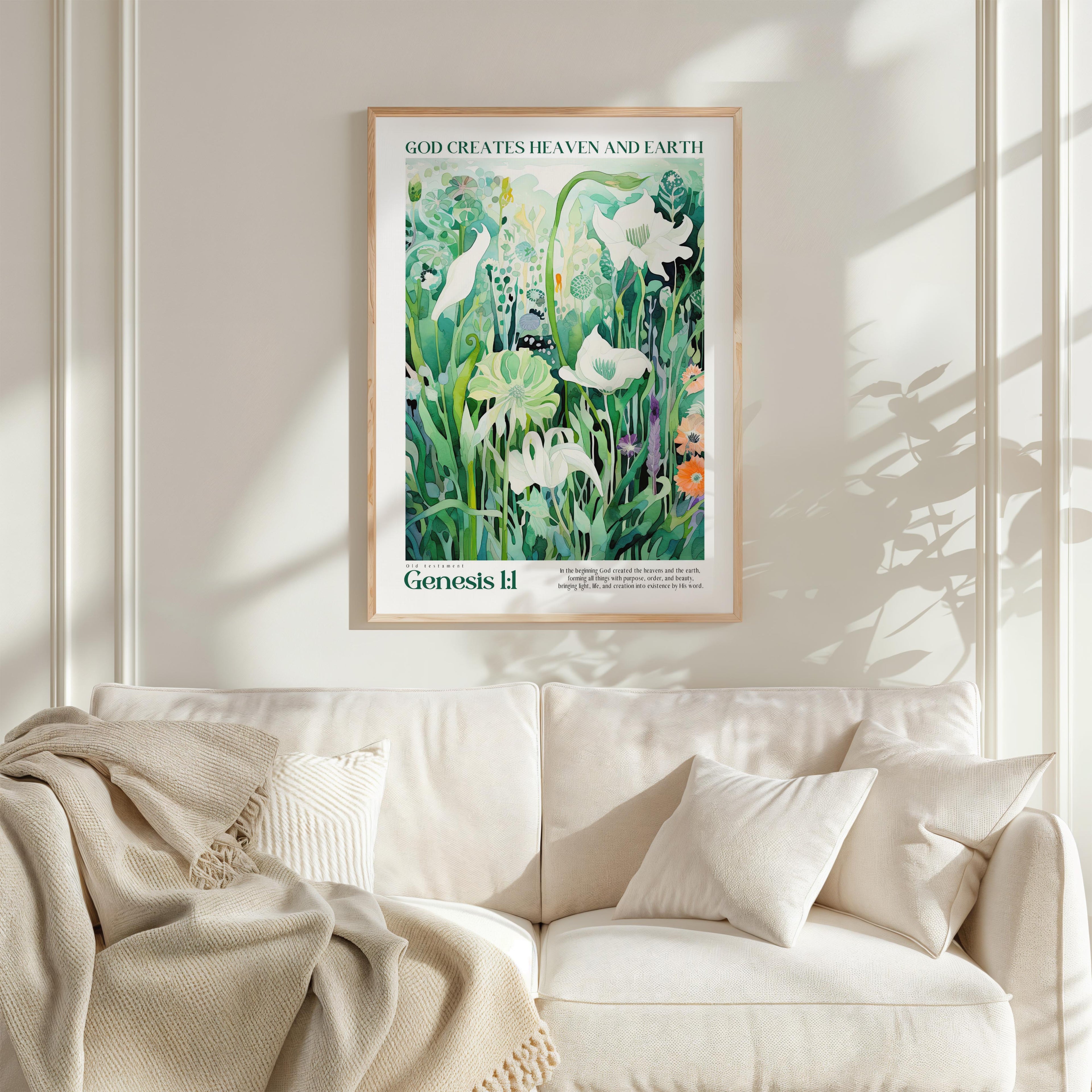 Genesis 1:1 - God creates heaven and earth