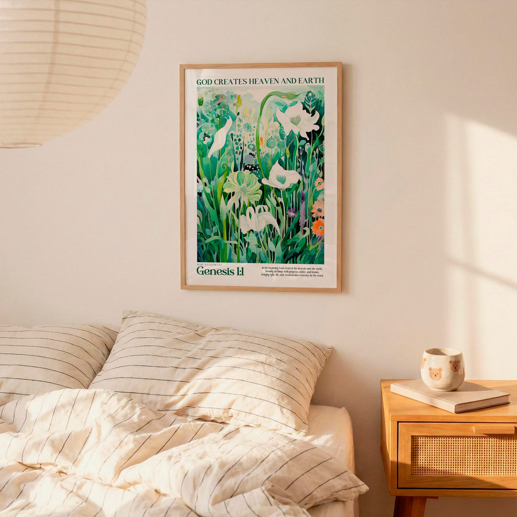 Genesis 1:1 - God creates heaven and earth