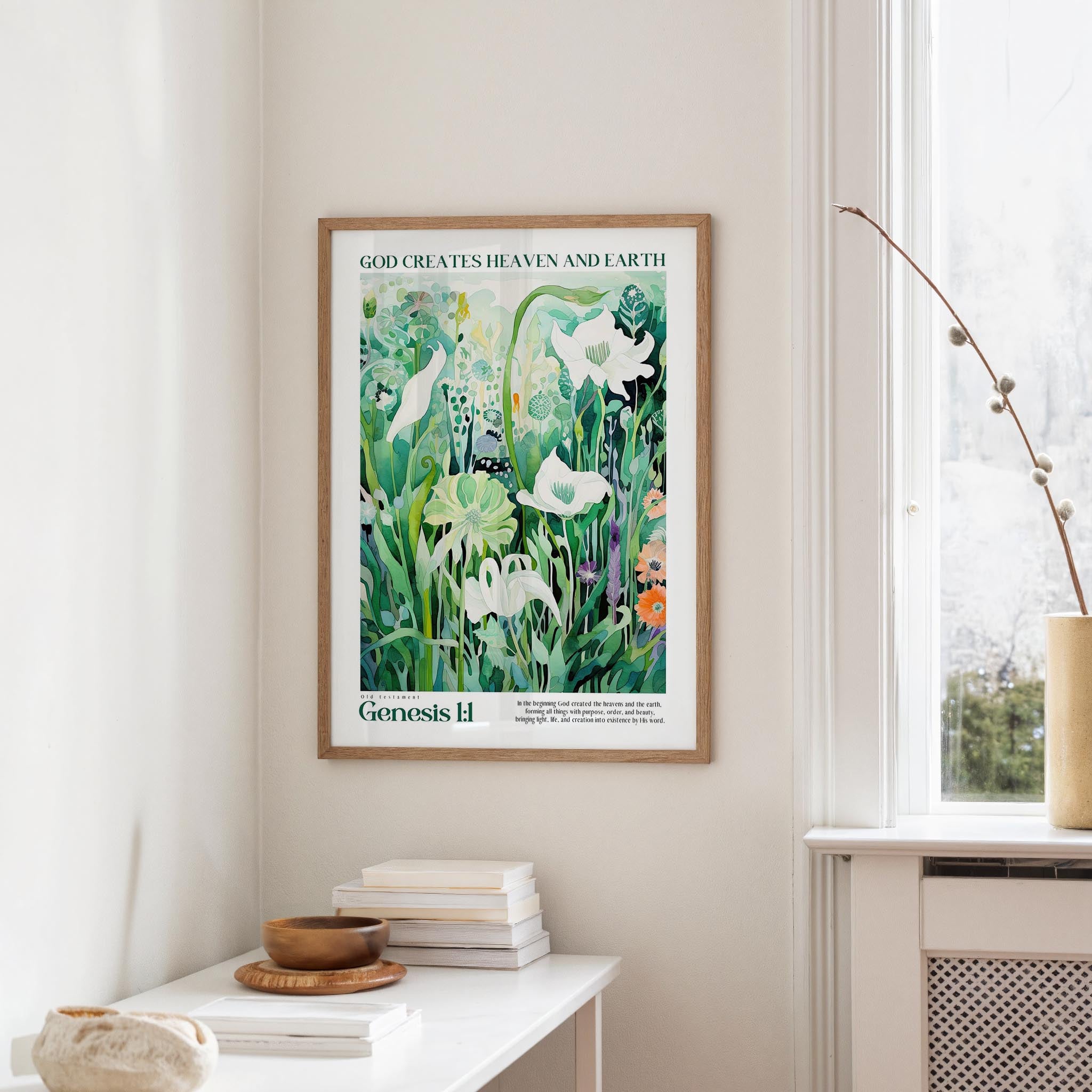 Genesis 1:1 - God creates heaven and earth