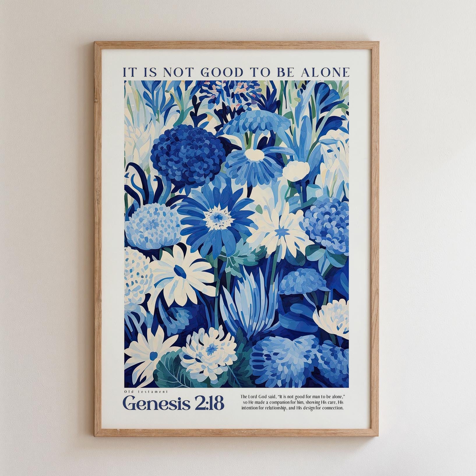 Genesis 2:18 - It is not good to be alone