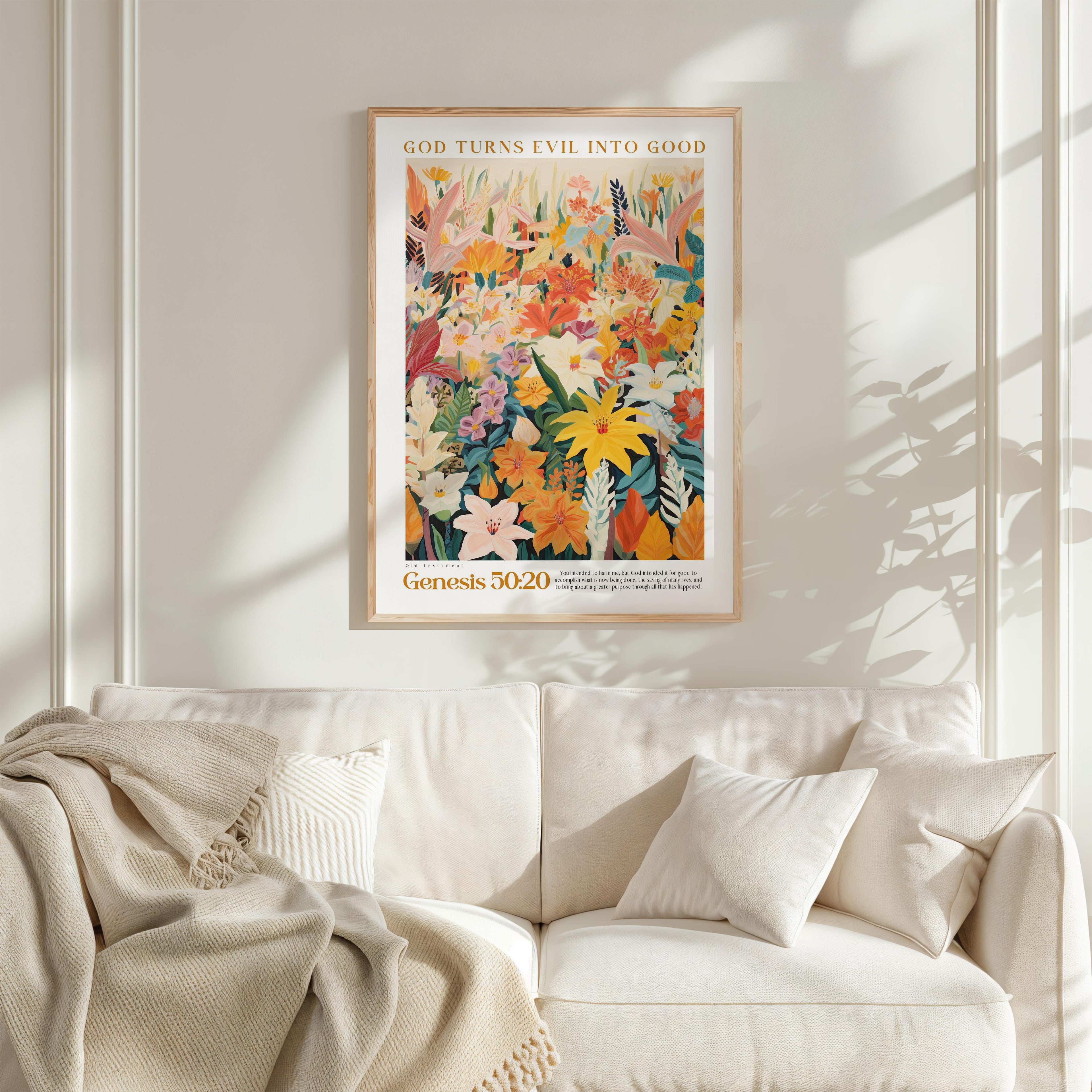 Genesis 50:20 - God turns evil into good