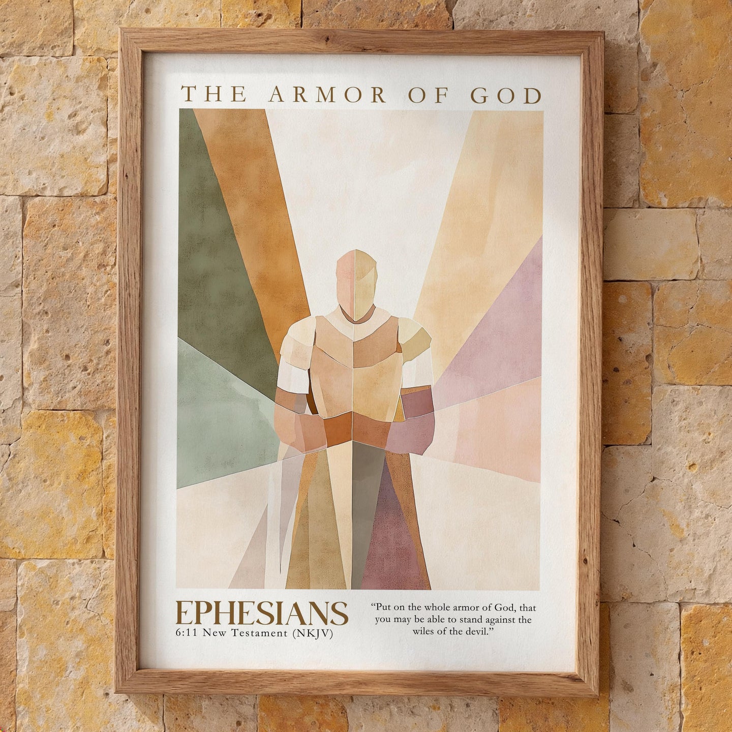 BUY 4 PAY FOR 3 Poster The Armor of God - Ephesians 6:11
