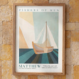BUY 4 PAY FOR 3 Poster Fishers of men - Matthew 4:19