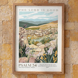 BUY 4 PAY FOR 3 Poster The Lord is Good - Psalm 34:8