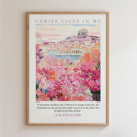 Kingdom Poster Poster Christ lives in me - Galatians 2:20 NKJV