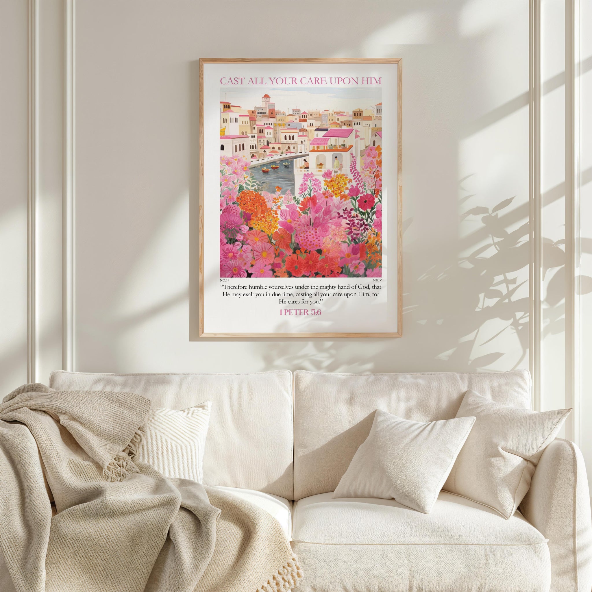 Kingdom Poster Poster Cast all your care upon him - 1 Peter 5:6 NKJV