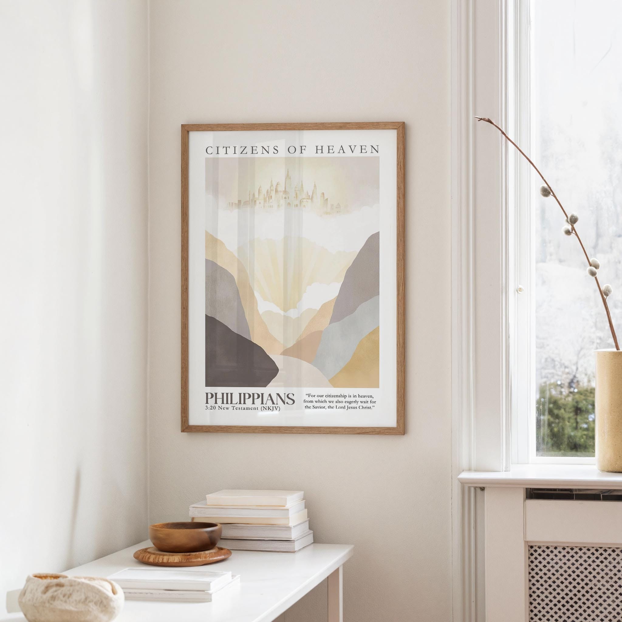 Kingdom Poster Poster Citizens of Heaven - Philippians 3:20 NKJV