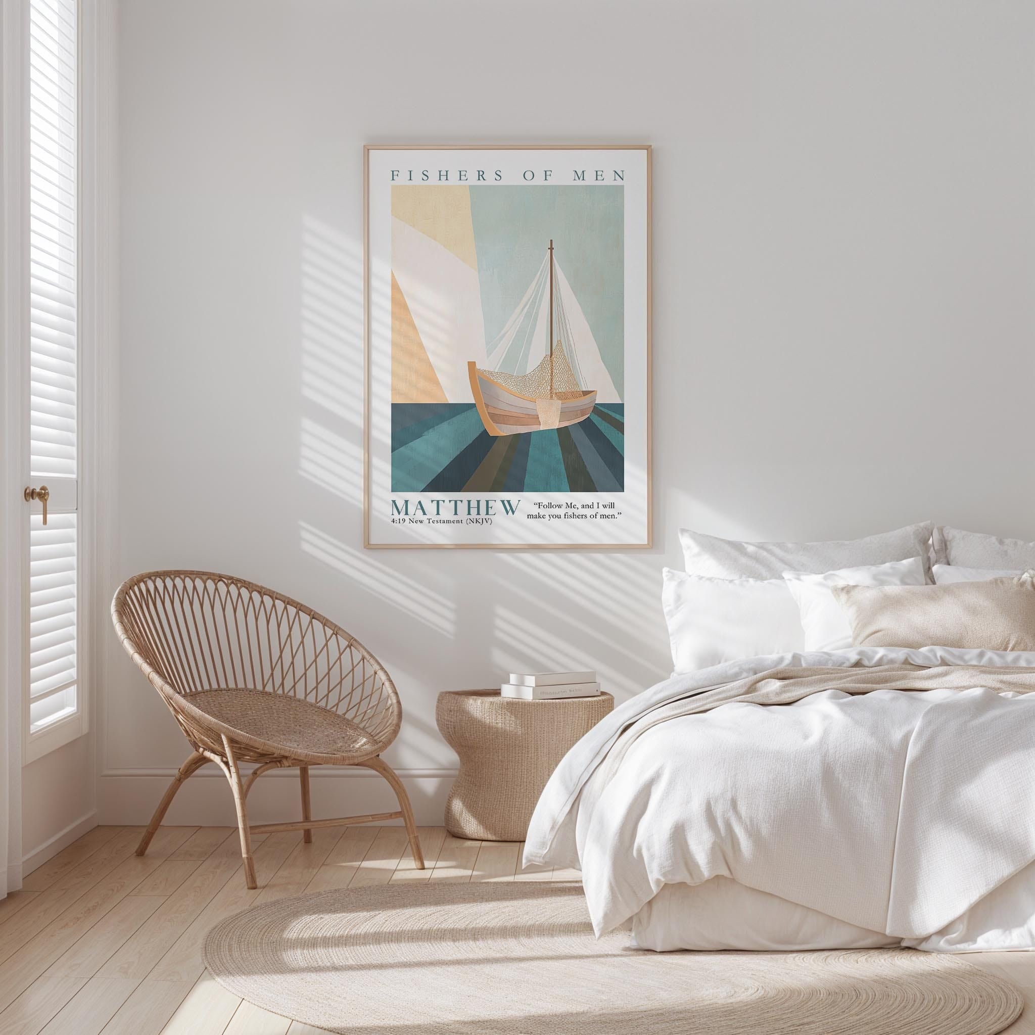 Kingdom Poster Poster Fishers of men - Matthew 4:19 NKJV