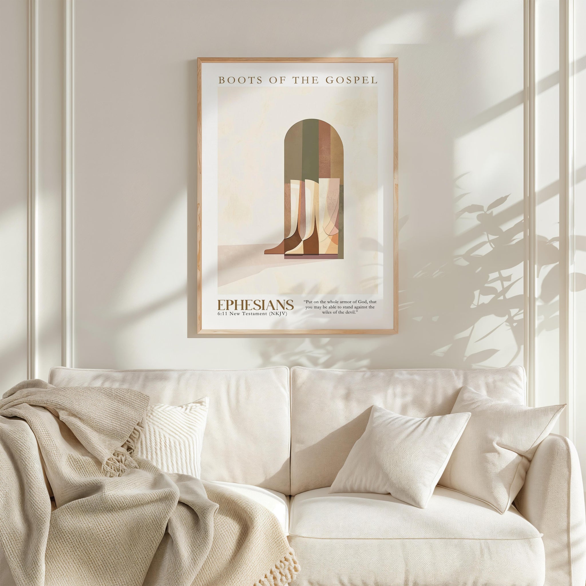 Kingdom Poster Poster Boots of the Gospel - Ephesians 6:11 NKJV