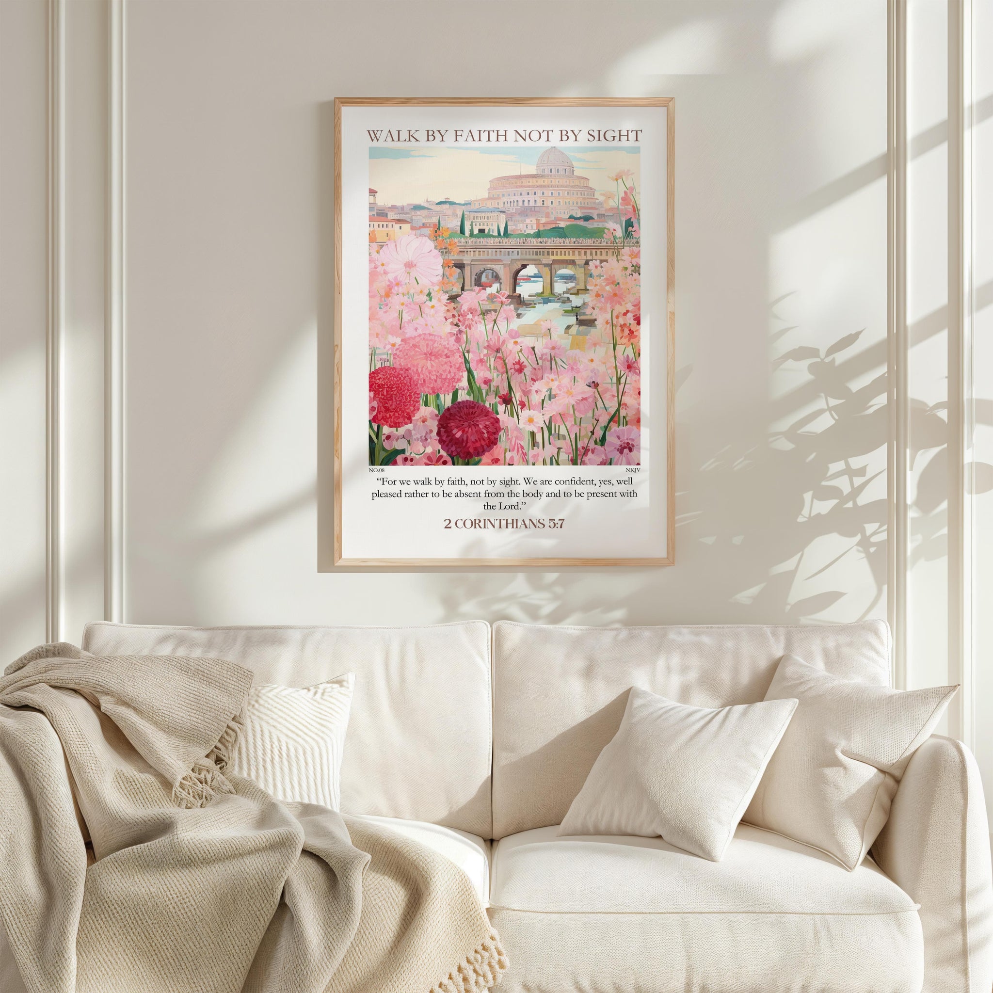 Kingdom Poster Poster Walk by faith not by sight - 2 Corinthians 5:7 NKJV