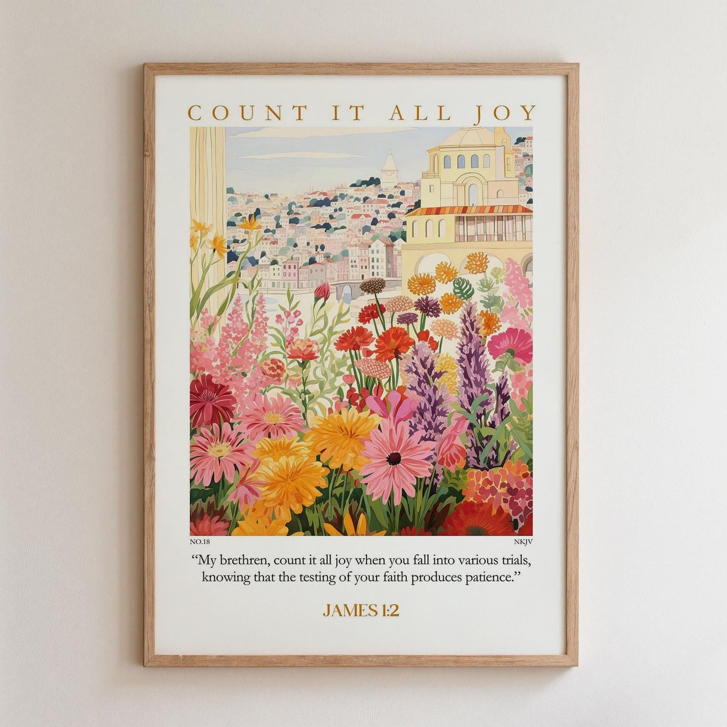 Kingdom Poster Poster Count it all joy - James 1:2 NKJV
