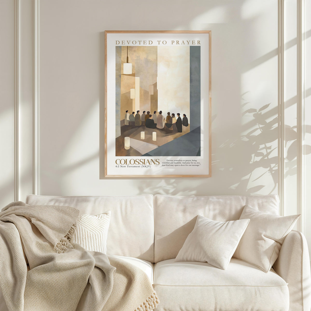 Kingdom Poster Poster Devoted to Prayer - Colossians 4:2 NKJV