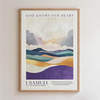 Kingdom Poster Poster God Knows our Heart - 1 Samuel 16:7 NKJV