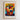 The image is a framed poster featuring a vibrant painting of a fruit bowl filled with various fruits, including apples, oranges, and bananas.