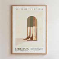 Kingdom Poster Poster Boots of the Gospel - Ephesians 6:11 NKJV
