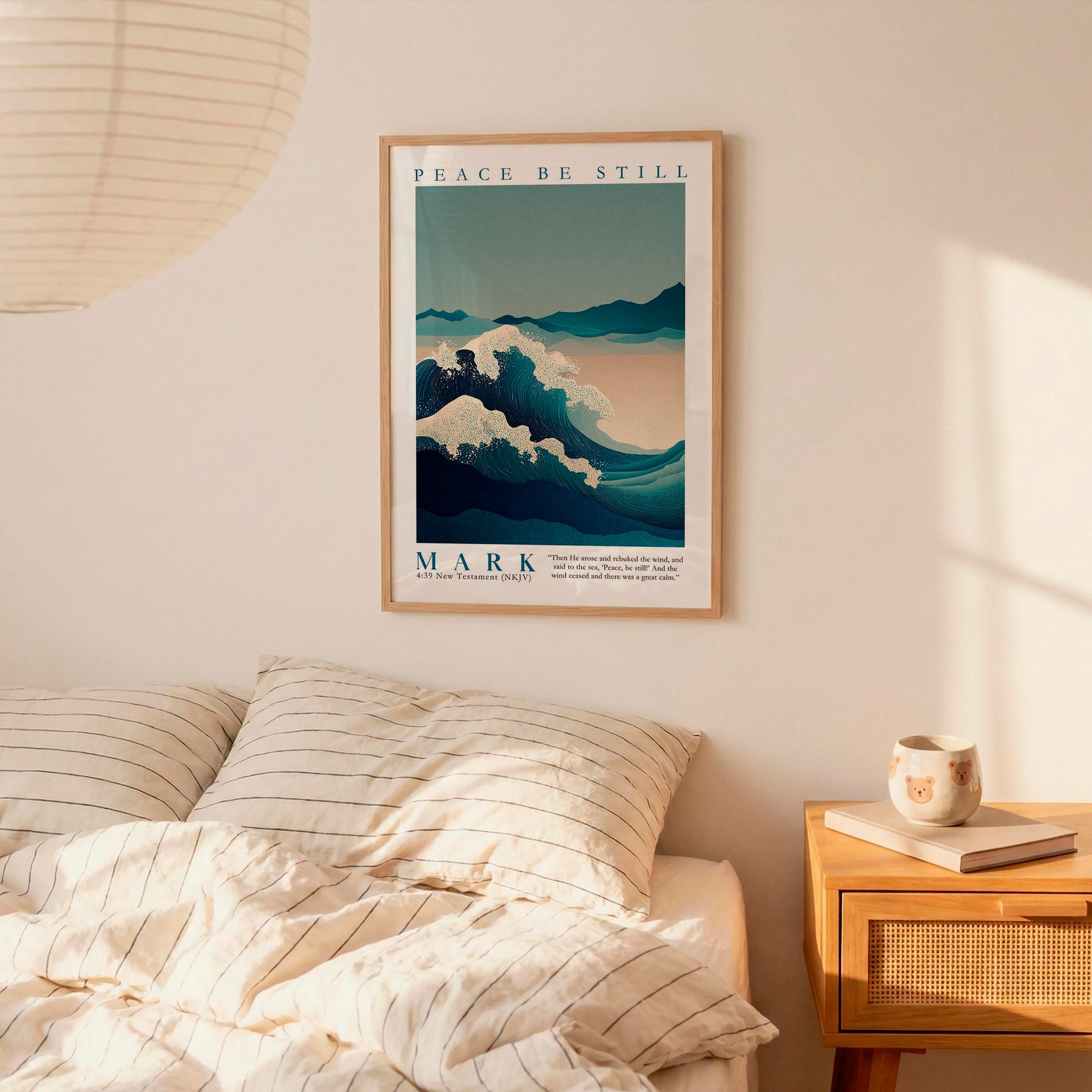 Kingdom Poster Poster Peace be still - Mark 4:39 NKJV