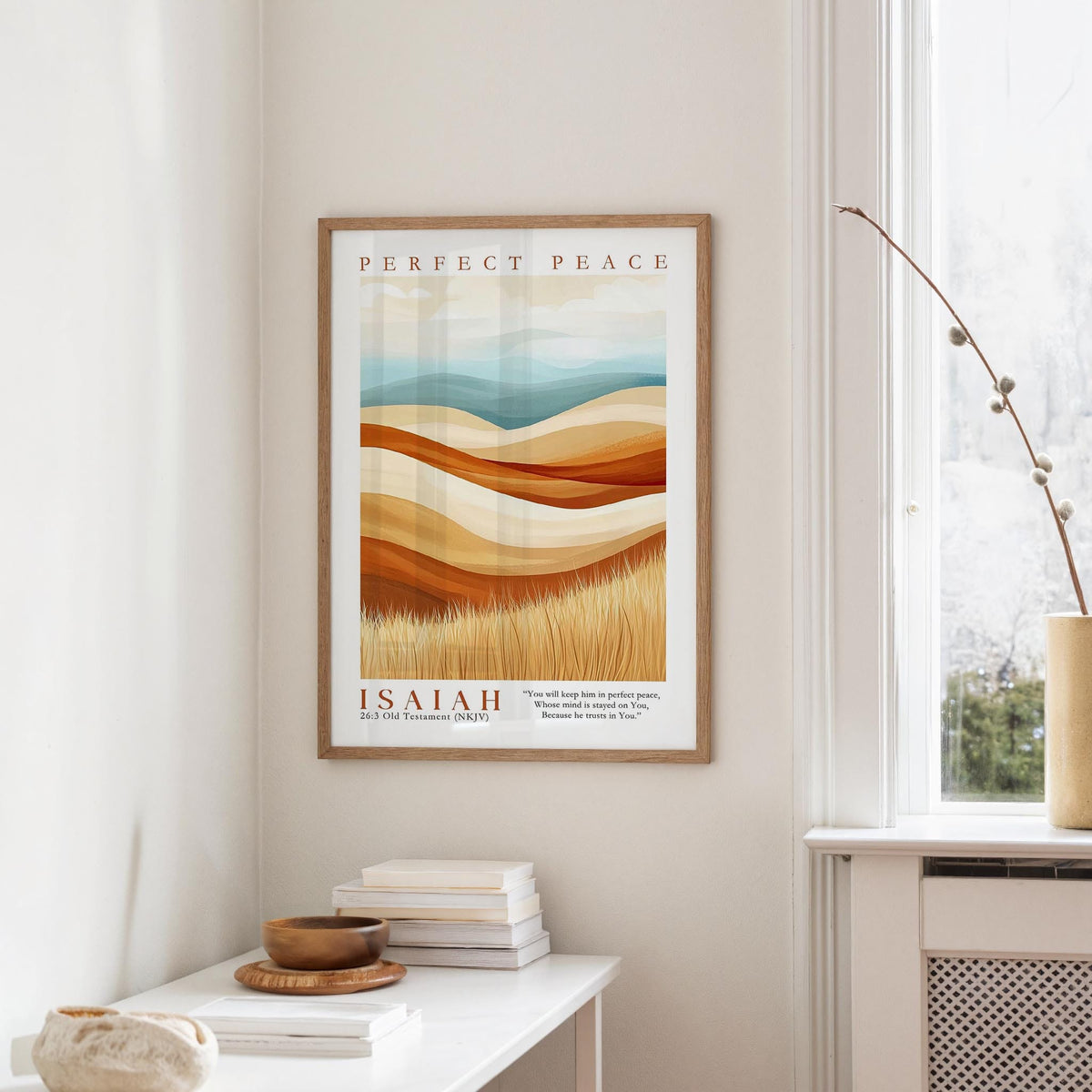 Kingdom Poster Poster Perfect Peace - Isaiah 26:3 NKJV