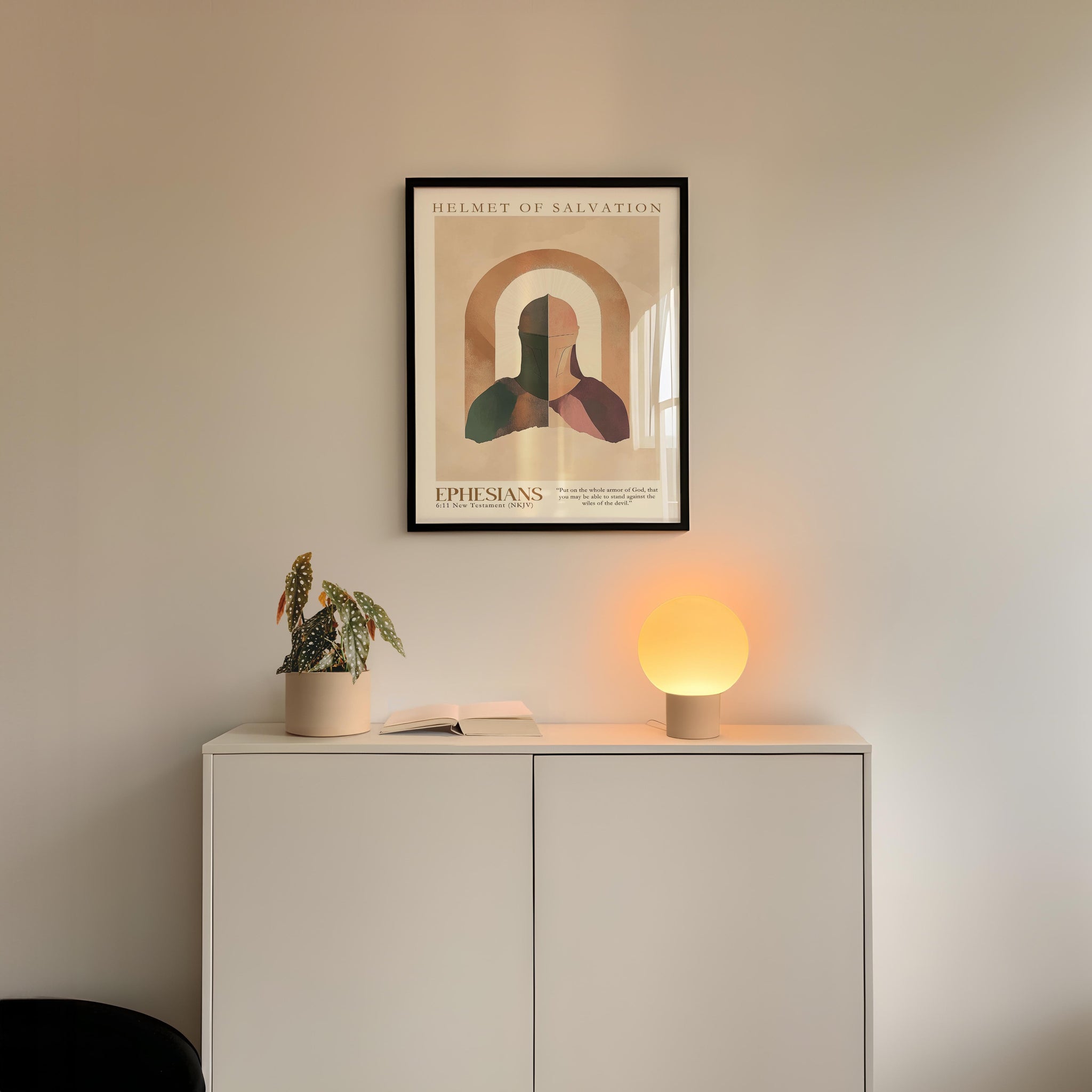 Kingdom Poster Poster Helmet of Salvation - Ephesians 6:11 NKJV