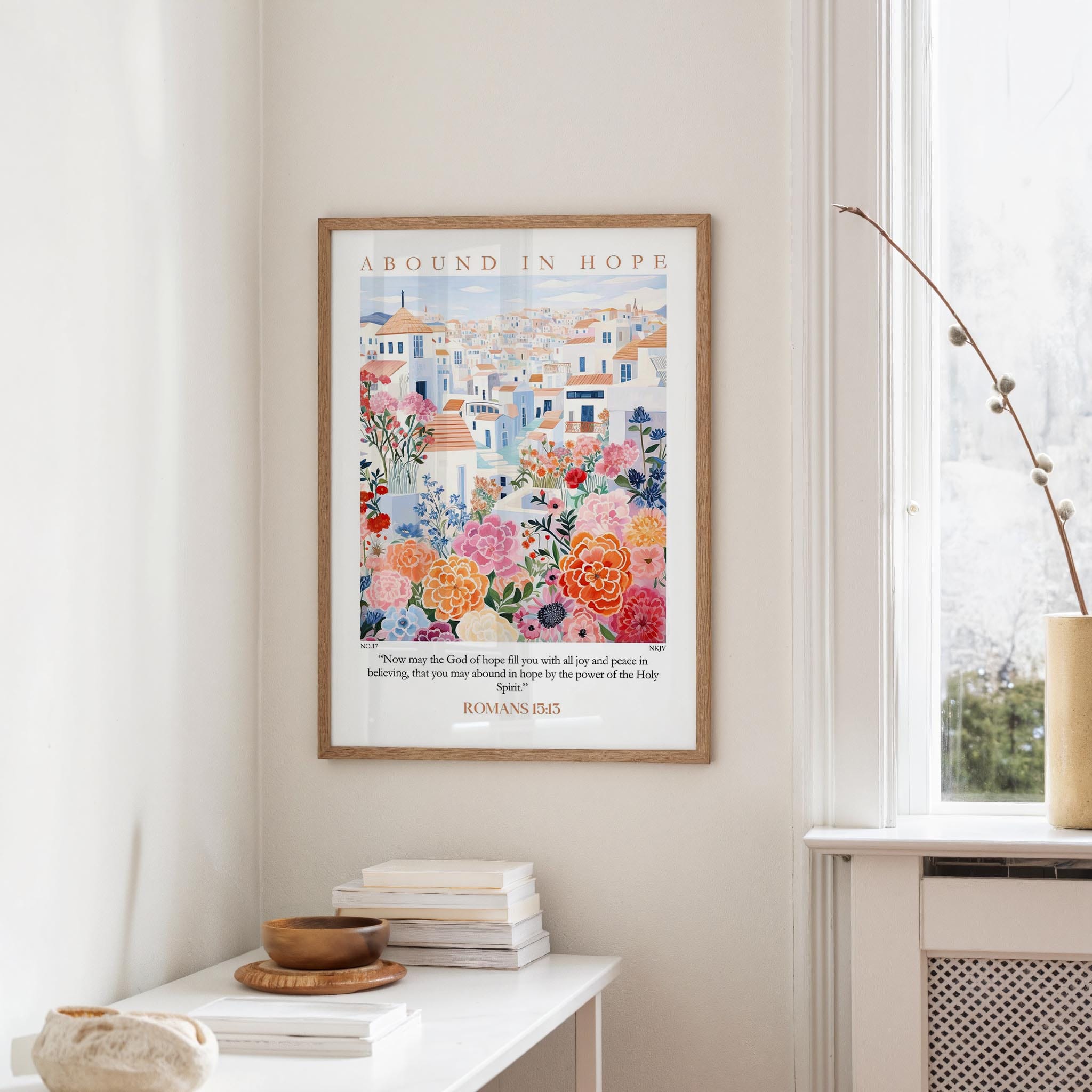 Kingdom Poster Poster Abound in hope - Romans 15:13 NKJV