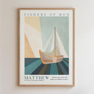 Kingdom Poster Poster Fishers of men - Matthew 4:19 NKJV