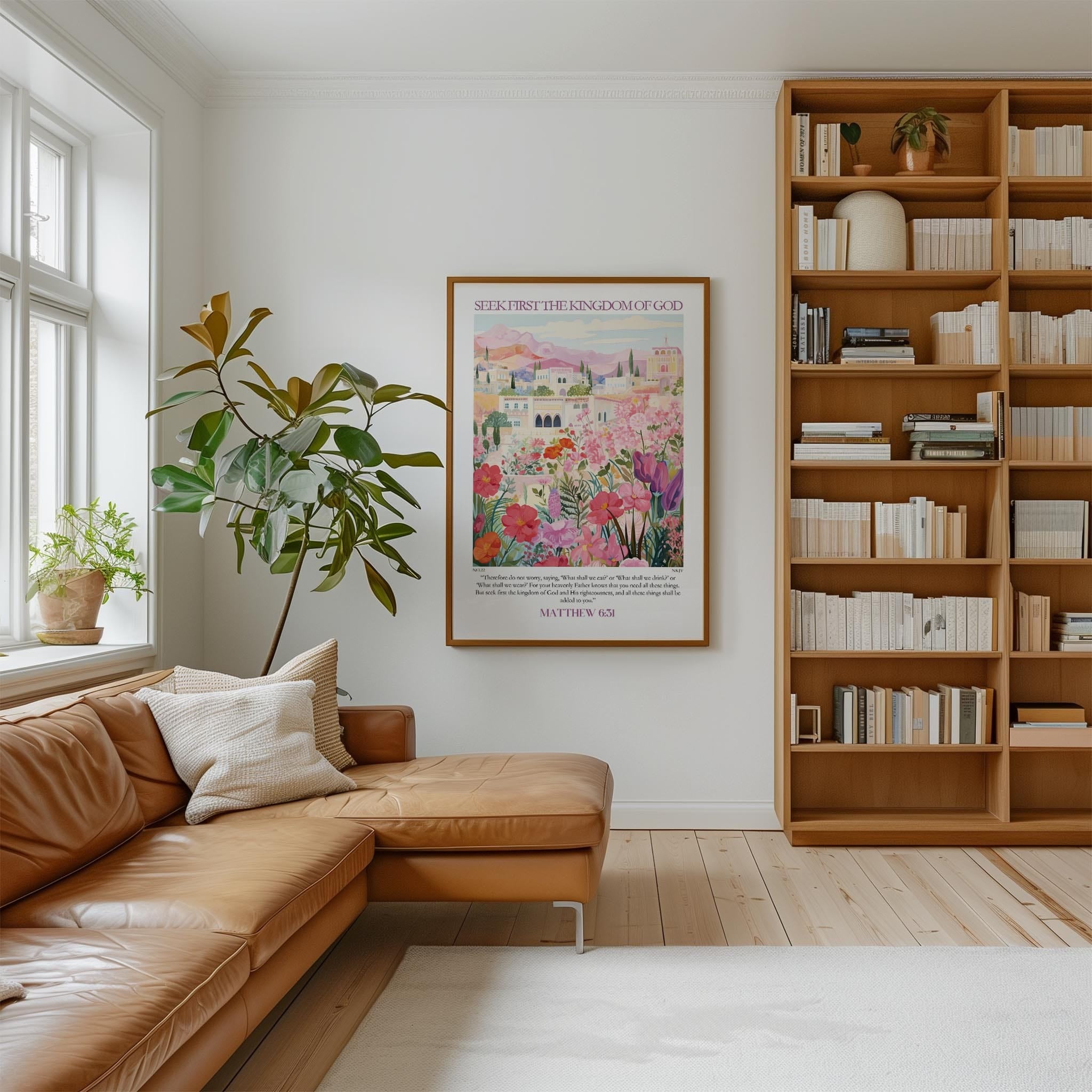 Kingdom Poster Poster Seek first the kingdom of God - Matthew 6:31 NKJV