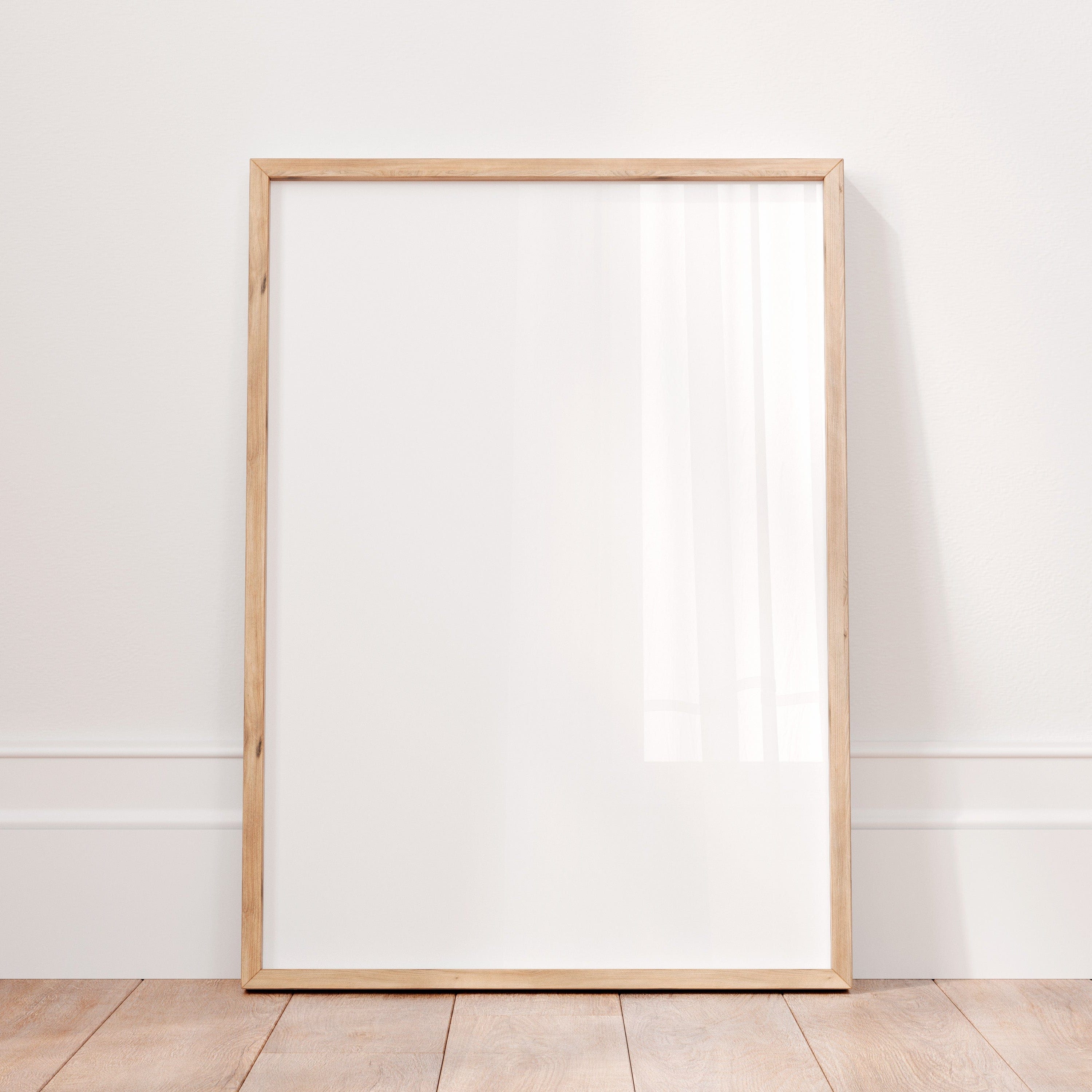 Natural Wood - Premium Wooden Frame